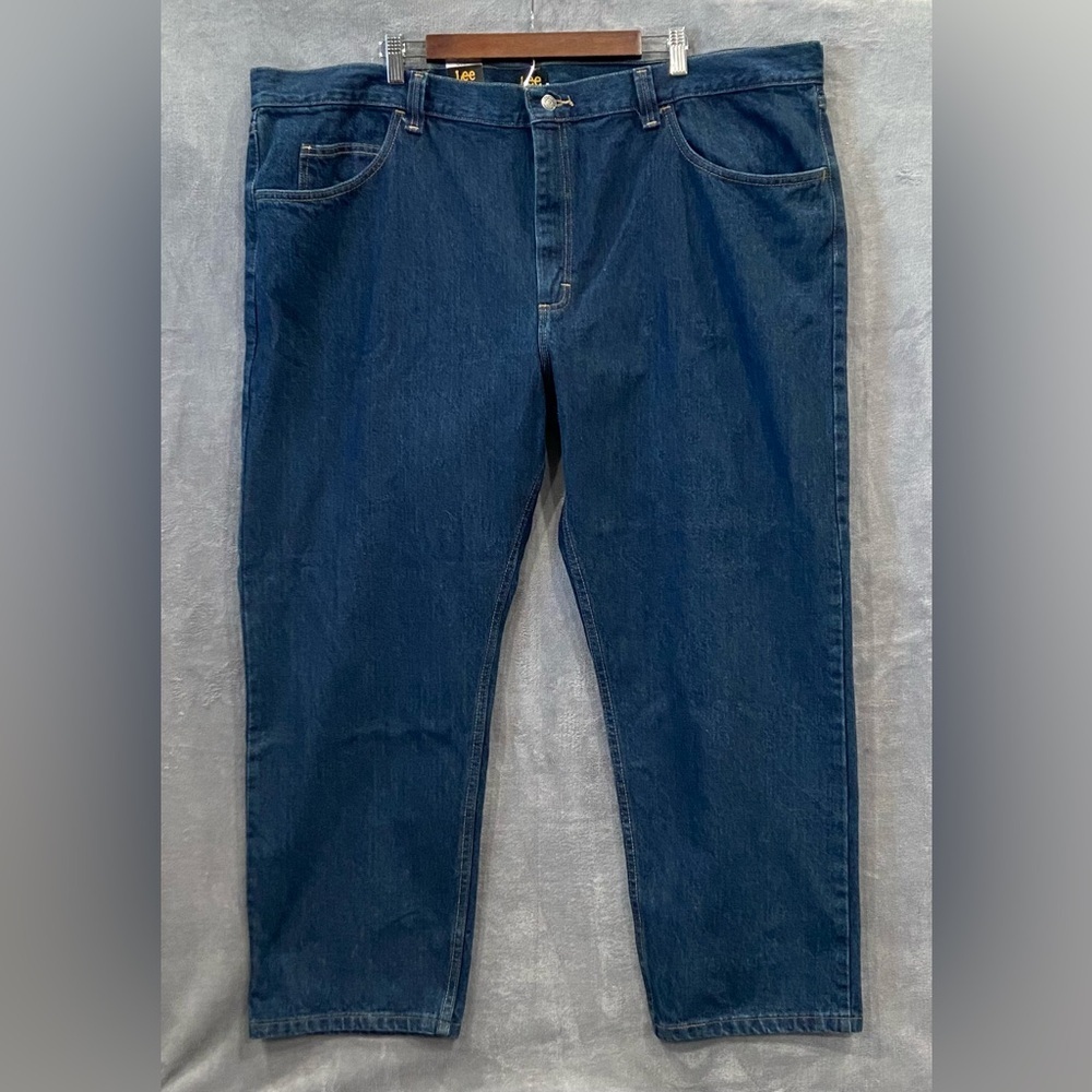 Lee Orion Regular‎ Fit Straight Leg Blue Denim Jeans Men’s Size 48x30 NWT